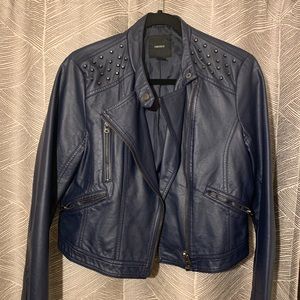 Forever 21 Navy Bomber Jacket